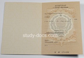 Аттестат за 11 класс до 1994 в Северодвинске